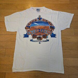 Vintage 90s Grand Canyon National Park Tultex Travel T-Shirt Size Small White